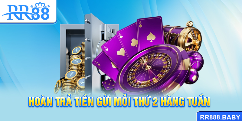 Hoàn trả tiền gửi mỗi thứ 2 hàng tuần